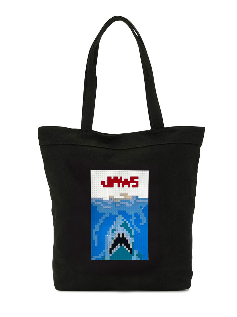 8 Bit Sharkbite Black Tote