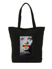 8 Bit Silence Black Tote