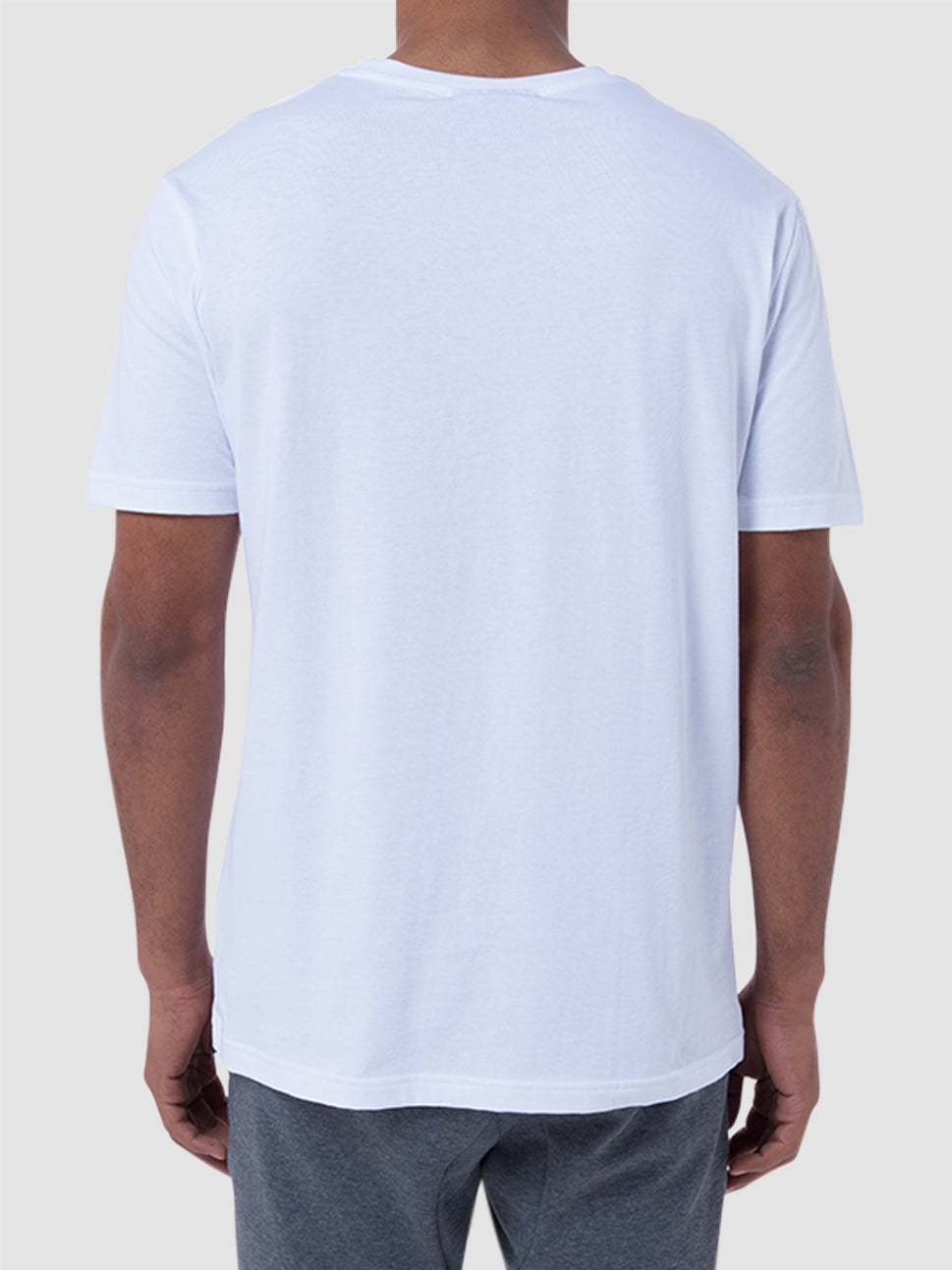 Balr Classic Metal Clip Straight Fit T Shirt Bright White B1112.1022