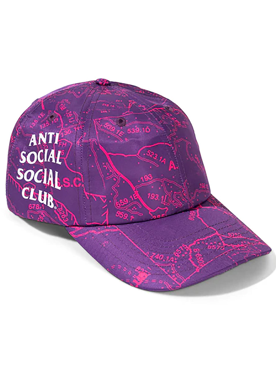 Anti Social Social Club Unisex Quest For Love Purple Cap Purple