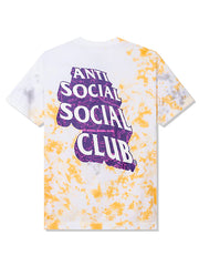 Anti Social Social Club Men Quest For Love White Tie Dye Tee Tie Dye