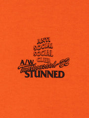Anti Social Social Club Men Stunned Orange Hoodie Orange