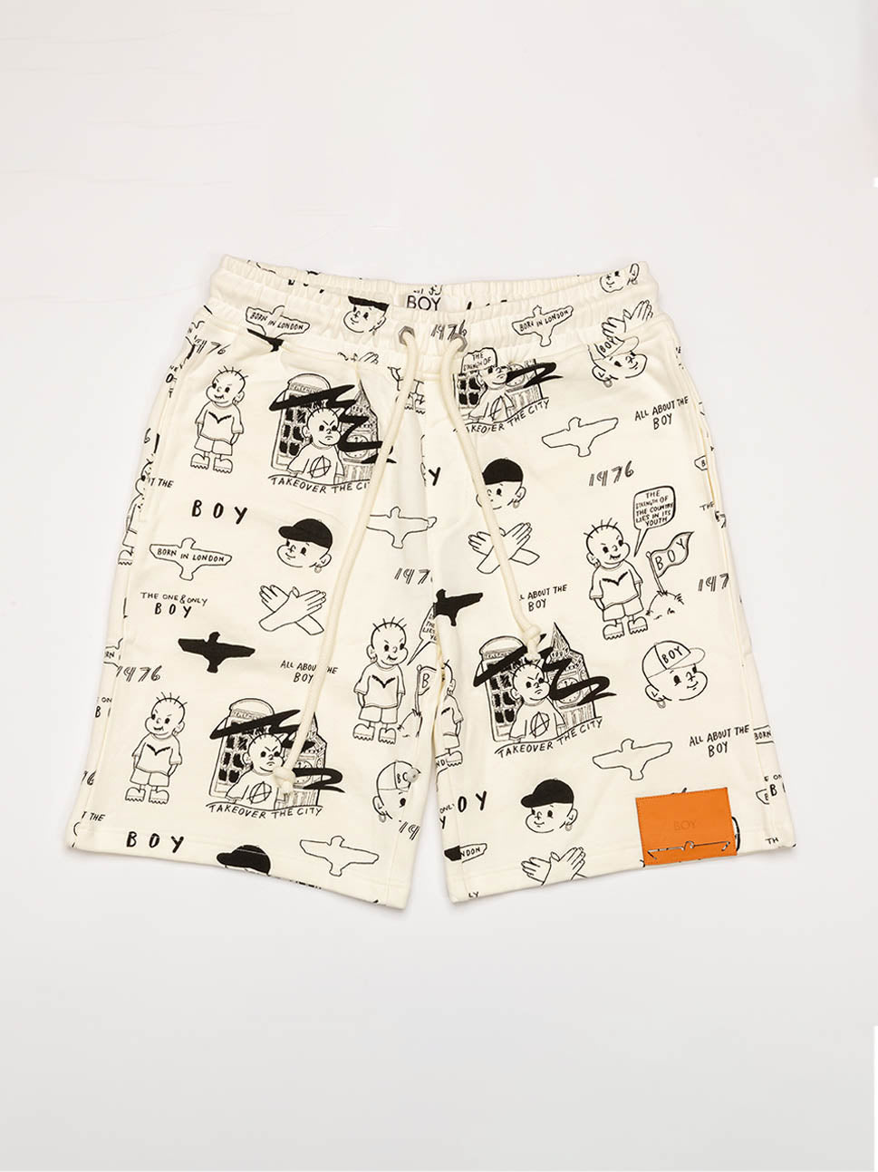 Boy London The Boy Repeating Shorts Off White