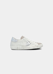Philippe Model Prsx Low Woman PRLD1005, Blanc Argent