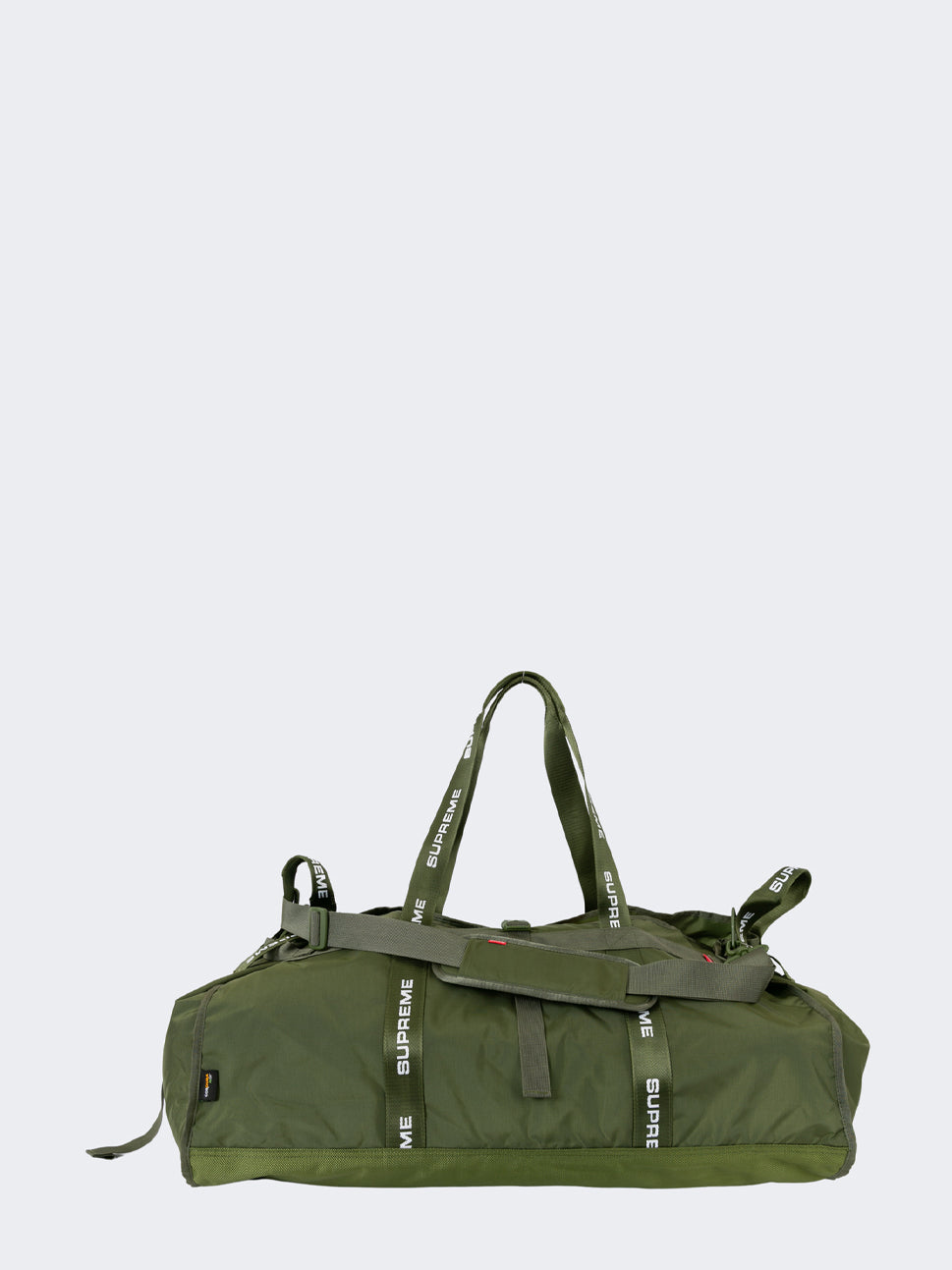 Supreme green hot sale duffle bag