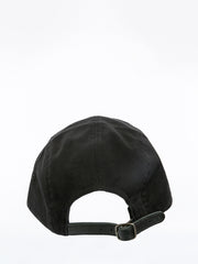 قبعة تشينو تويل كام سوداء مغسولة سوبريم