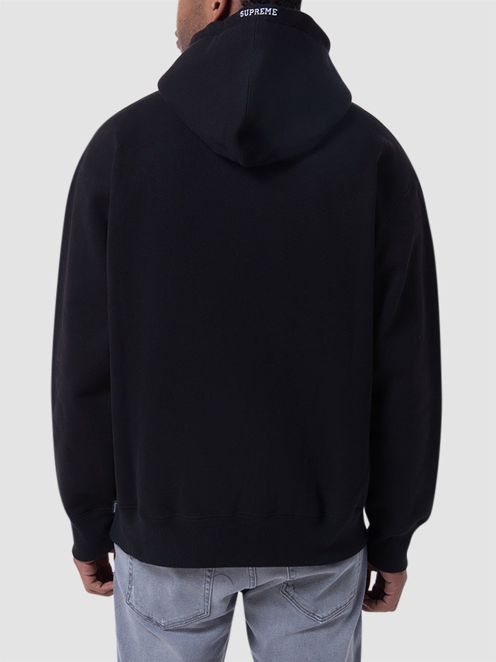 Supreme Black Round Neck Hoodie & Sweatshirt For Unisex price in UAE,  UAE