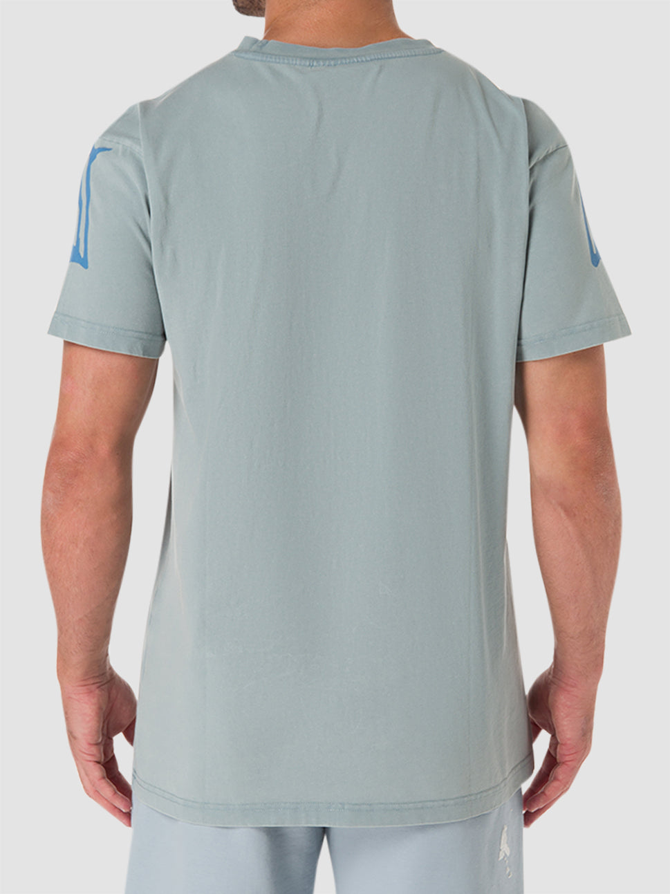 Boy London Boy Eagle Smudge T Shirt Washed Blue 1015021
