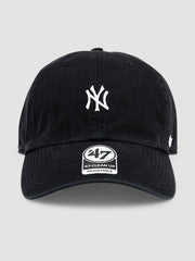 mlb new york yankees base runner cap black one size