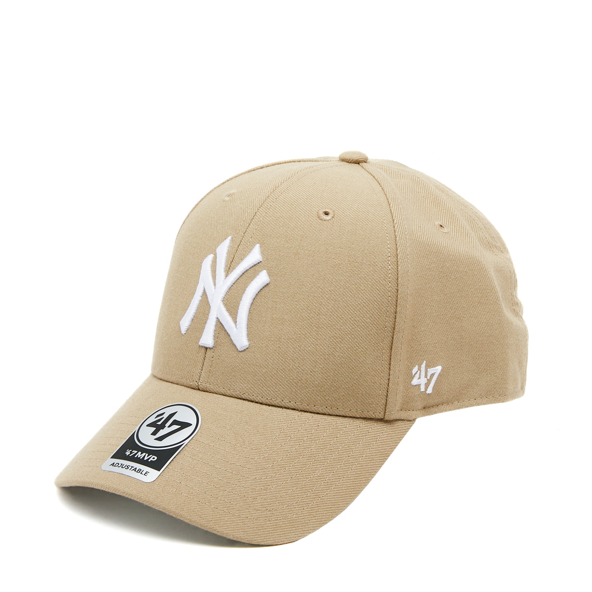 MLB New York Yankees '47 MVP Snapback Cap Khaki One Size