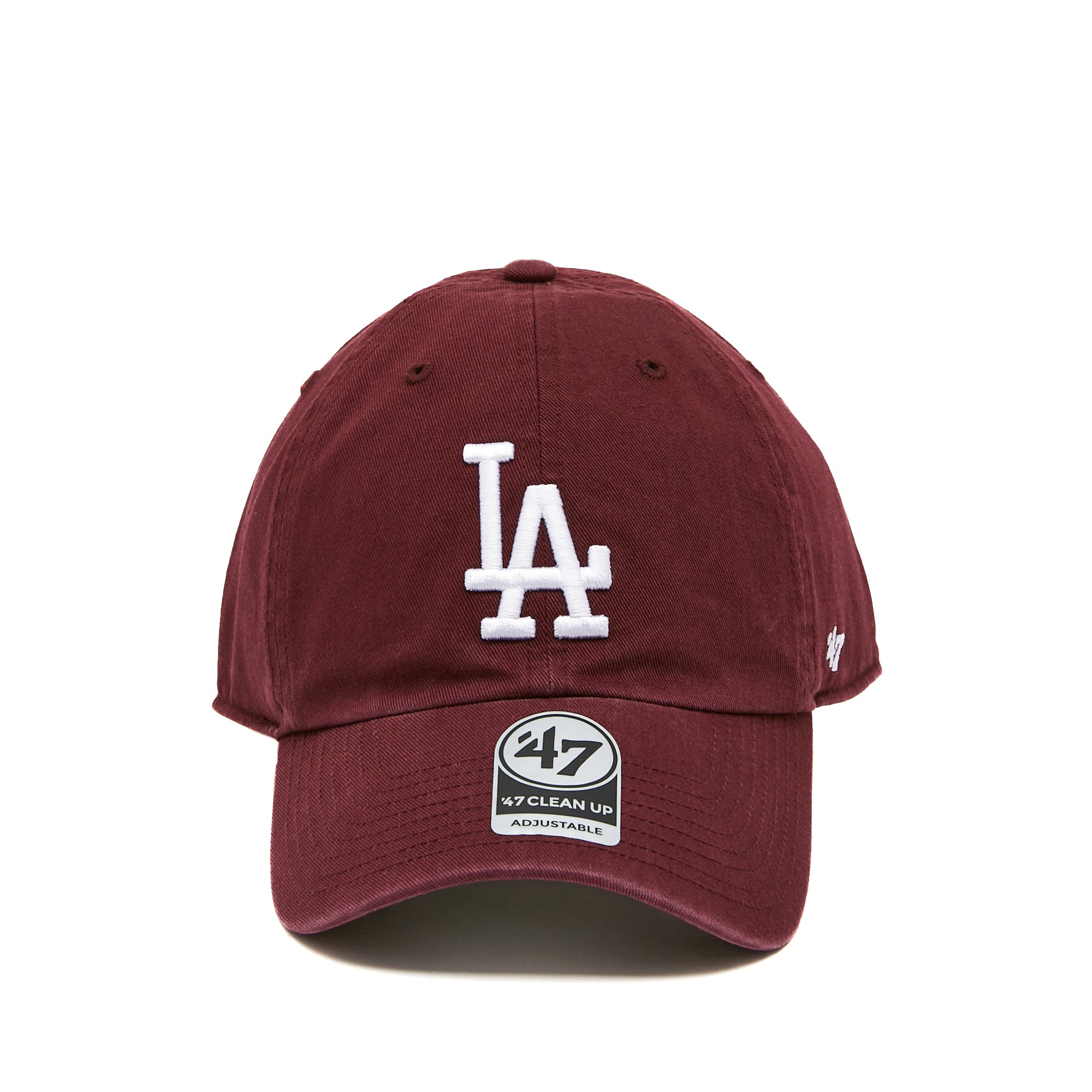 MLB Los Angeles Dodgers '47 Clean Up Cap Dark Maroon One Size