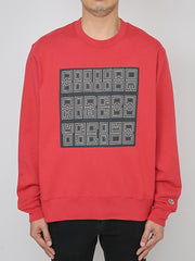 Billionaire Boys Club Rooftop Crewneck Sweatshirt Red