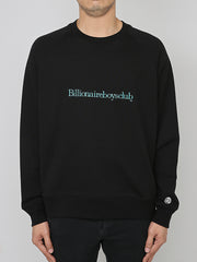 Billionaire Boys Club Serif Logo Crewneck Sweatshirt Black