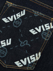 Evisu Indigo HT Seagull Pocket Embroidery Jeans