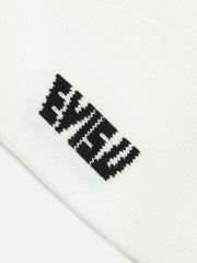 Evisu Off White Seawave Jacquard & Kamon Embroidery Socks