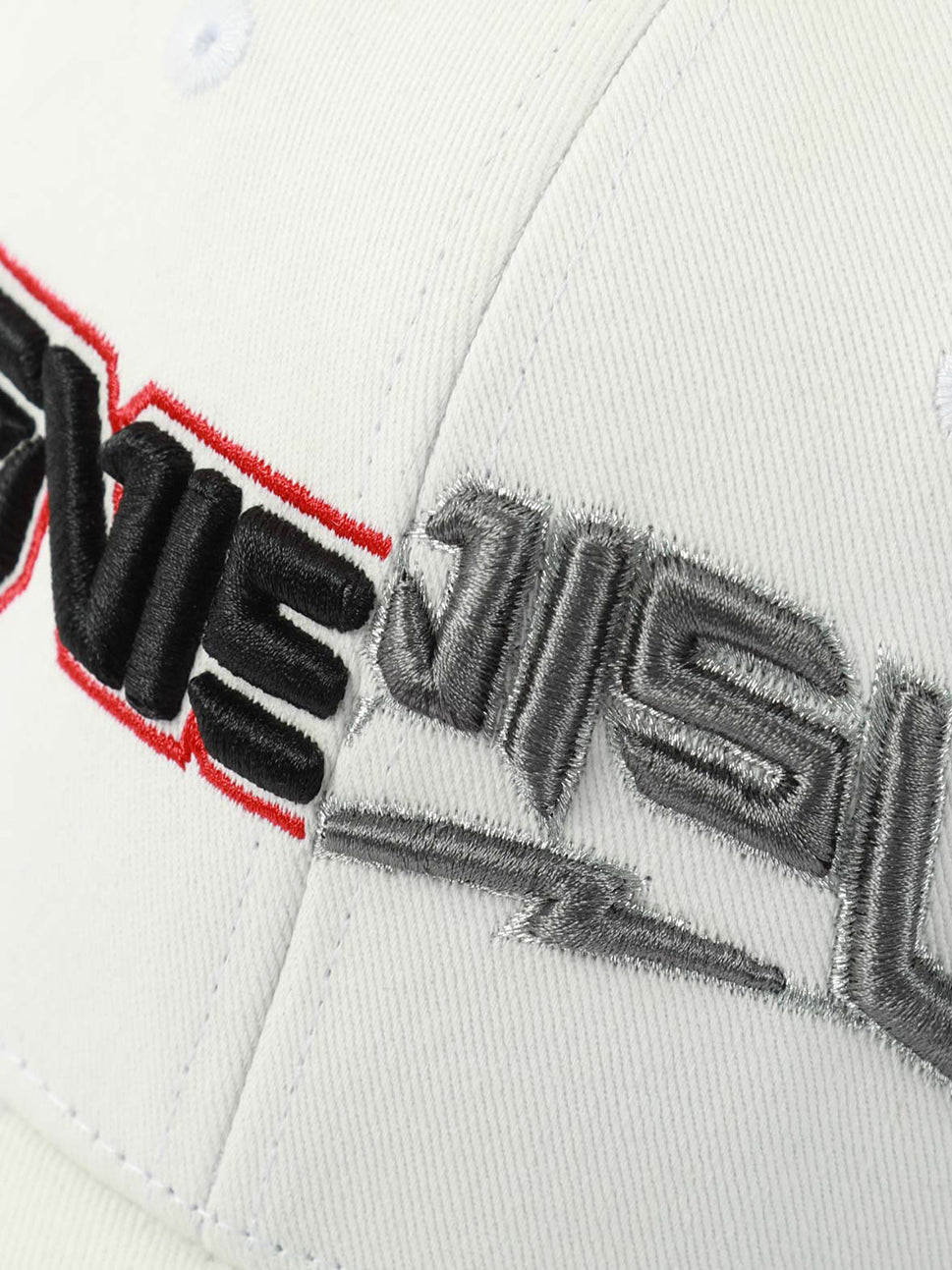 Evisu Off White Multi Logo Graphic Patchwork Cap