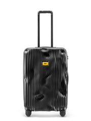 Crash Baggage Stripe 4 Wheel Luggage Trolley Black 25" Polycarbonate