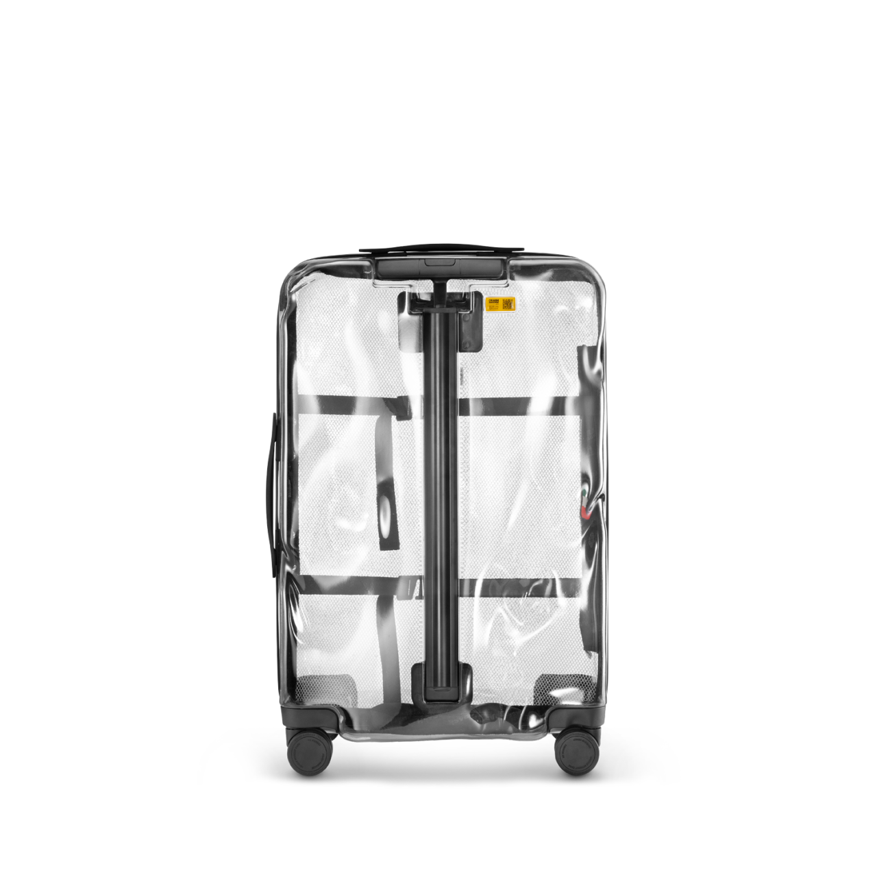 Crash Baggage Share Cabin 4 Wheel Luggage Trolleys, CB141 050 - same image, Clear