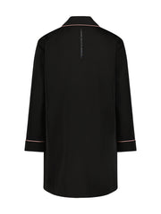 Bling X Kelly Pajama Shirt Dress Black BLWK W06