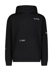 Bling Allover Studded Hoodie Black BLKC KH13