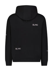 Bling Allover Studded Hoodie Black BLKC KH13