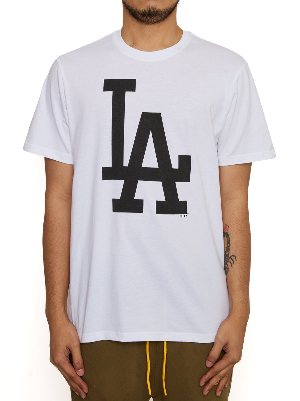 47 Brand MLB Los Angeles Dodgers Imprint '47 Echo Tee White Wash B12TEMIME559537JKS