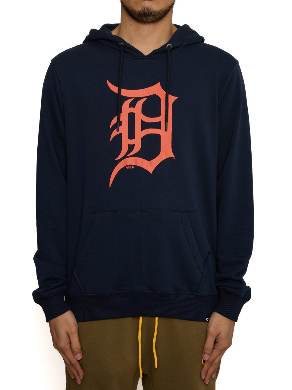 47 Brand MLB Detroit Tigers Imprint '47 Helix Pullover Hoodie Fall Navy B09PEMIMH544462FNS