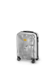 Crash Baggage Icon 4 Wheel Cabin Luggage Trolley Silver 20" Polycarbonate