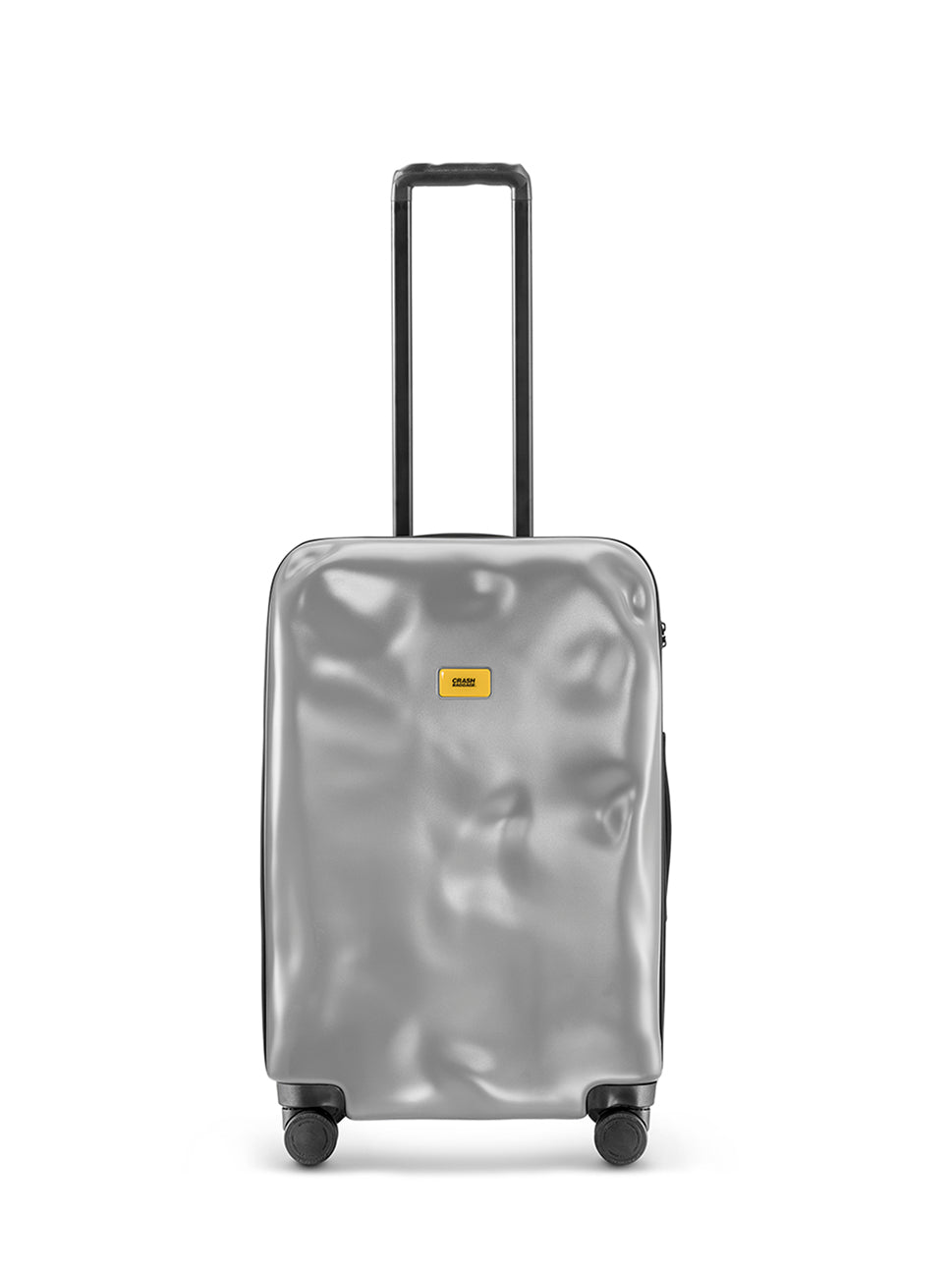 Crash Baggage Icon 4 Wheel Luggage Trolley Silver 25" Polycarbonate