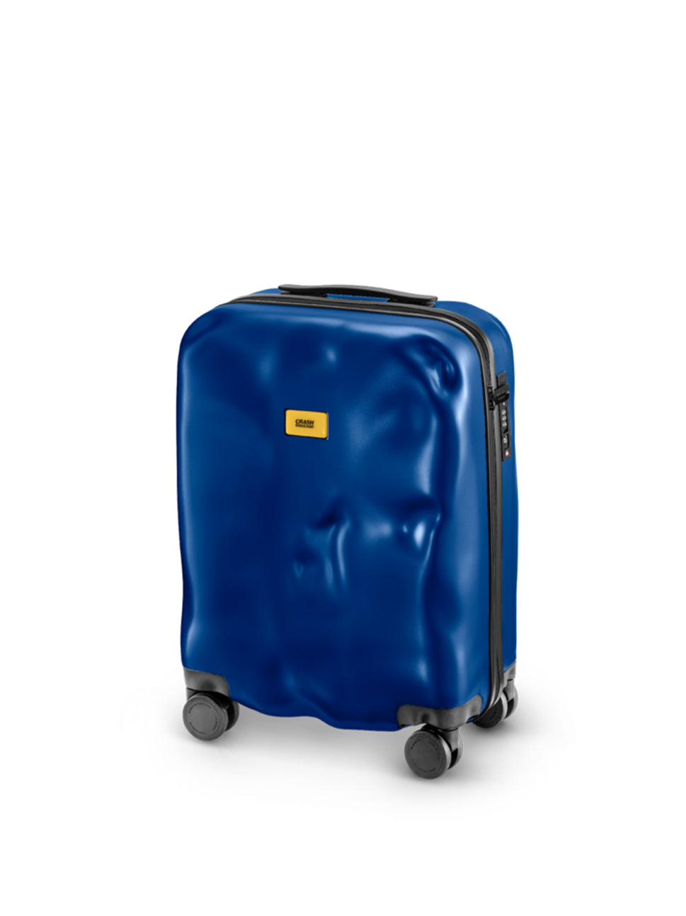 Crash Baggage Icon 4 Wheel Cabin Luggage Trolley Deep Blue 20" Polycarbonate