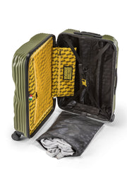 Crash Baggage Stripe 4 Wheel Luggage Trolley Olive 25" Polycarbonate