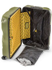 Crash Baggage Stripe 4 Wheel Luggage Trolley Olive 29" Polycarbonate