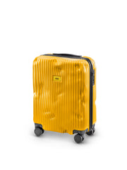 Crash Baggage Stripe 4 Wheel Cabin Luggage Trolley Yellow 20" Polycarbonate