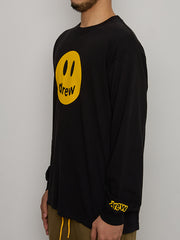 Drew House Mascot Long Sleeve Tee Black GH 1000 MCBK