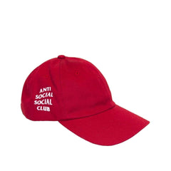Buy Anti Social Social Club Assc Get Weird Cranberry Cap Online