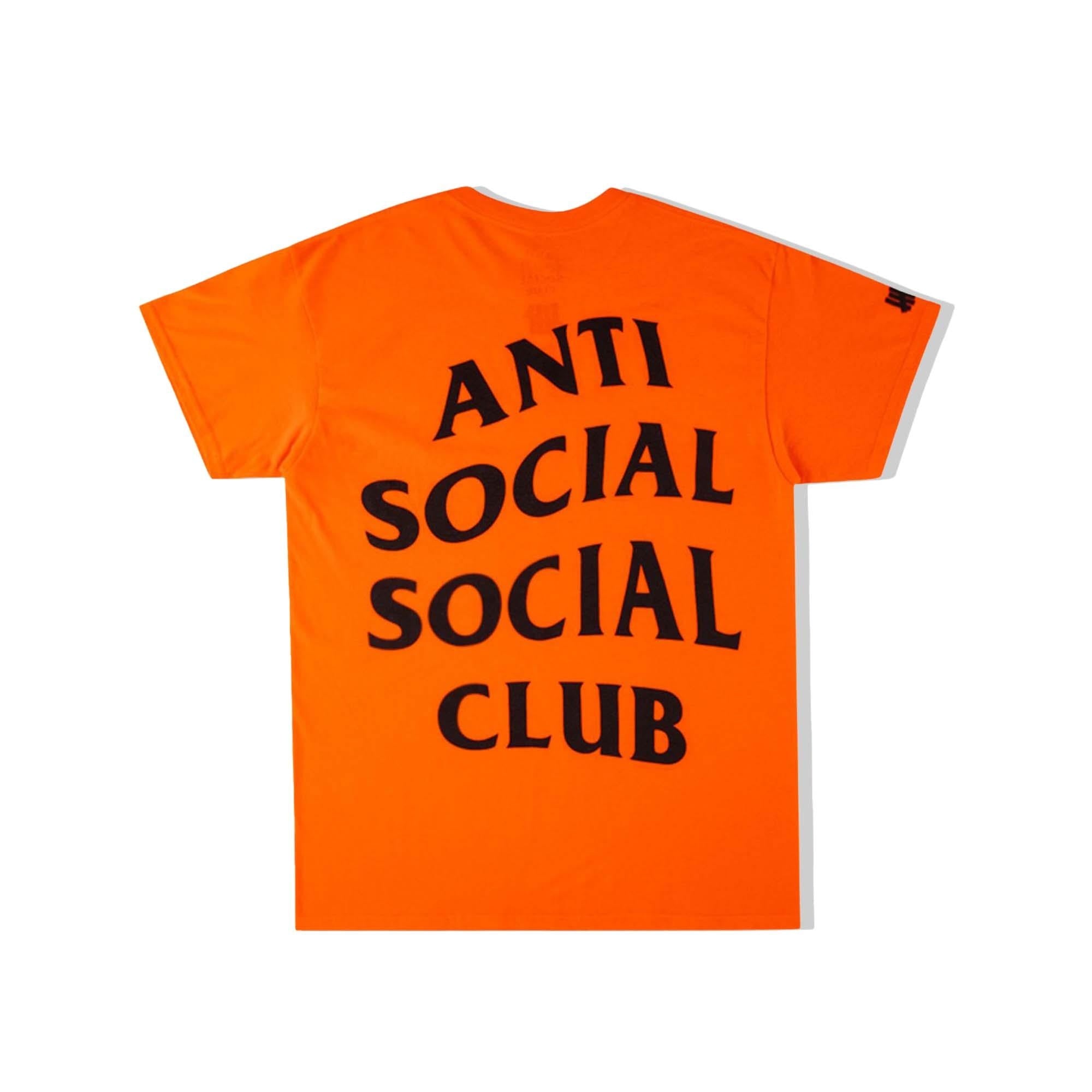 Buy Anti Social Social Club Assc X Undefeated Paranoid Black T-Shirt Online