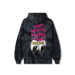 Buy Anti Social Social Club Assc X Mooneyes Stacked Tie Dye Hoodie Black Online