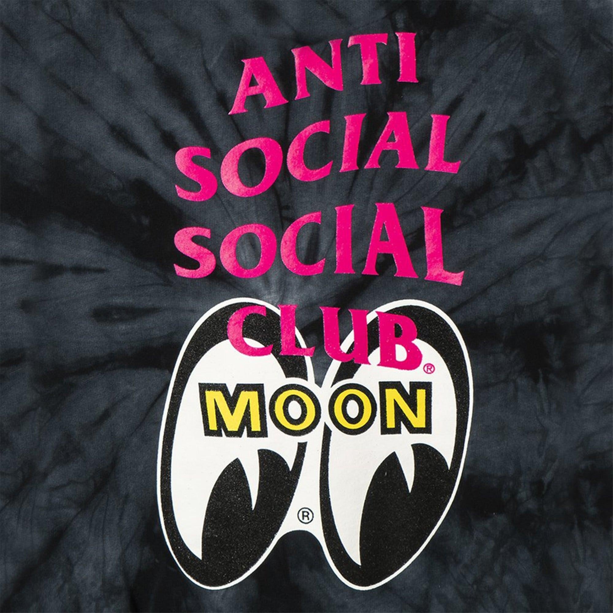 Buy Anti Social Social Club Assc X Mooneyes Stacked Tie Dye Hoodie Black Online