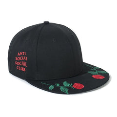 Buy Anti Social Social Club Roses Are Red Black Cap Online