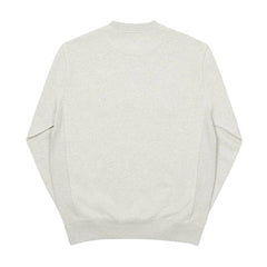 Palace Alas Grey Marl Crew Sweatshirts
