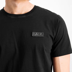 Balr Felt Logo Straight Brand Black T-Shirt