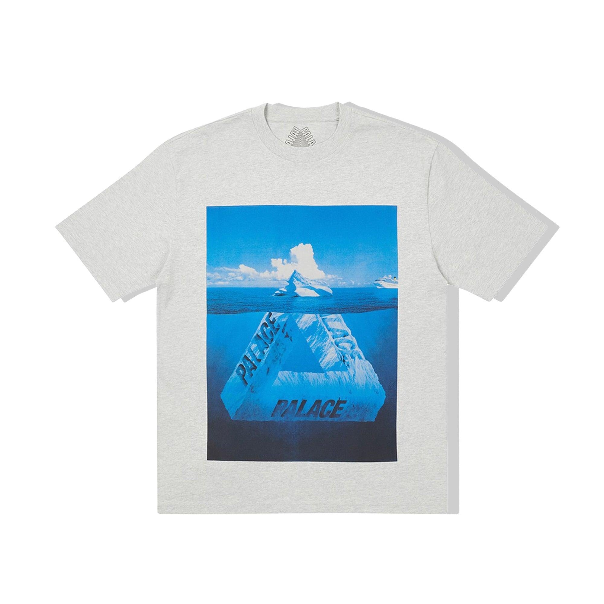 Buy Palace Berg-Ferg Grey Marl T-Shirt Online