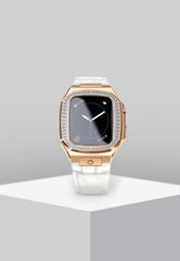 Buy Golden Concept Golden Concept Stainless Steel Case For Apple Watch 40Mm - Rose Gold + White Online