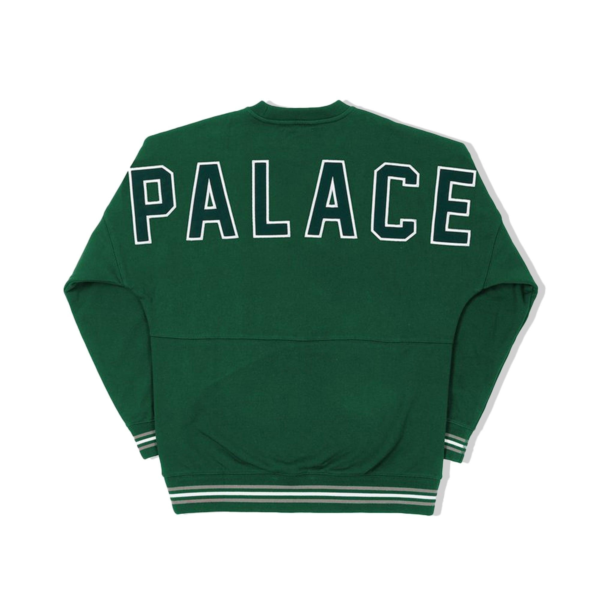 Buy Palace Palace Drop Shoulder College Crew Green Online
