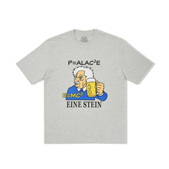 Buy Palace Eine-Stein Grey Marl T-Shirt Online