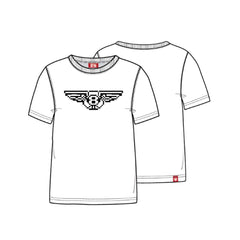 Buy 8-Bit Flying 8 T-Shirt - White Online