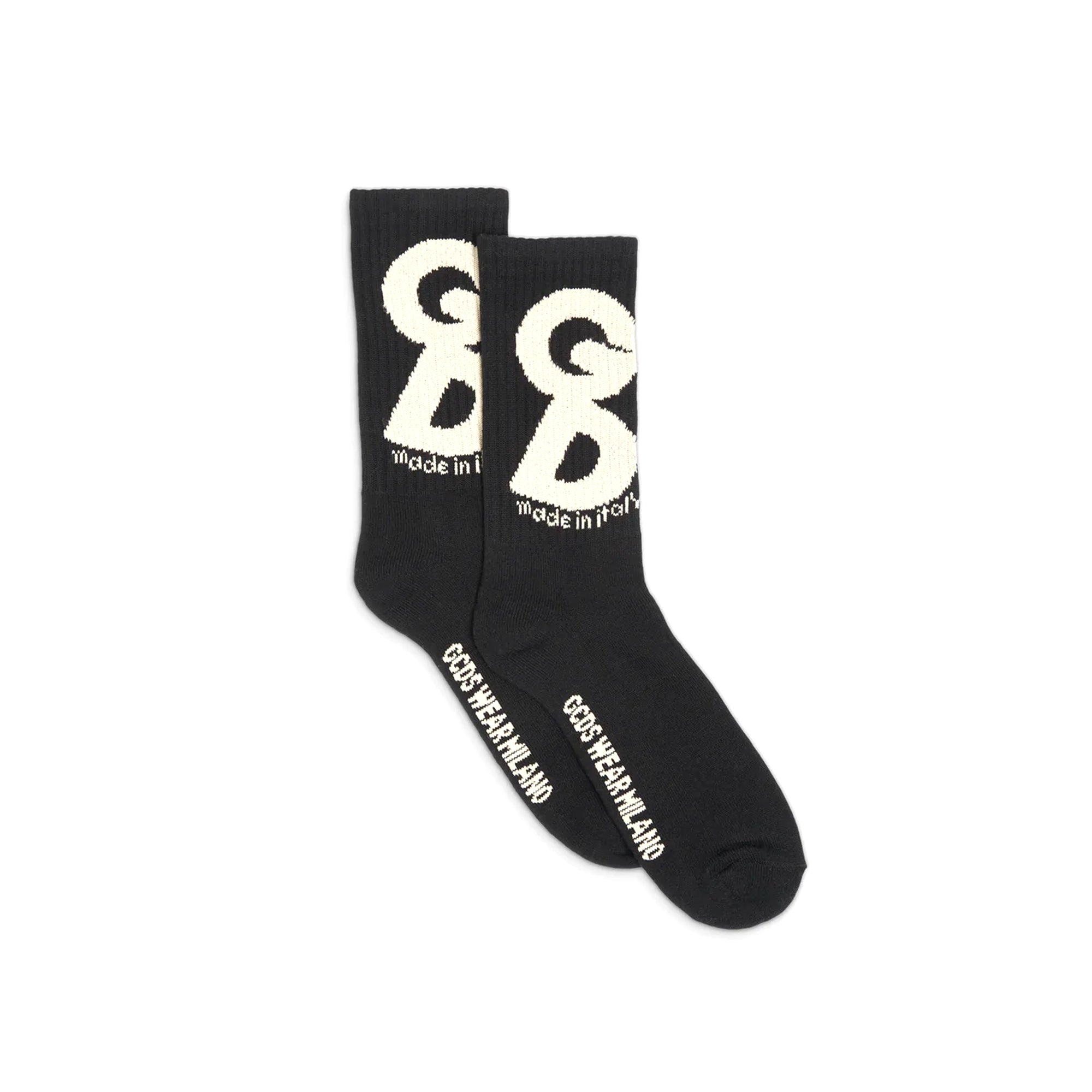 GCDS Andy Logo Black Socks