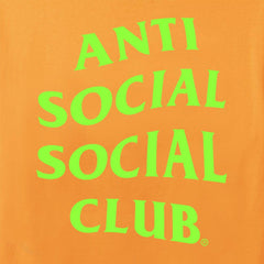 Buy Anti Social Social Club Mind Games A/F 21 Orange Tee Online