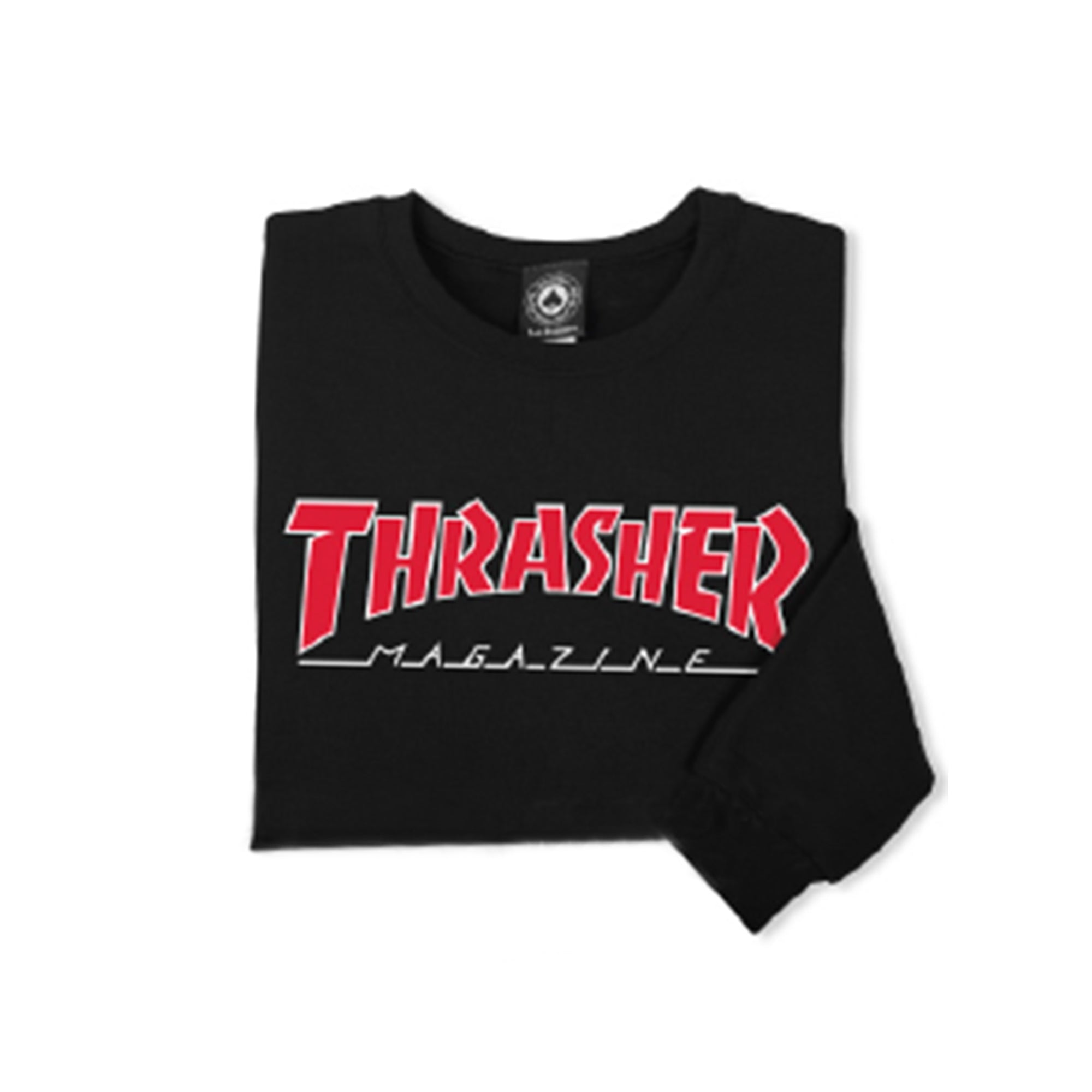 Thrasher Outline Crew Black/ Red Sweatshirt