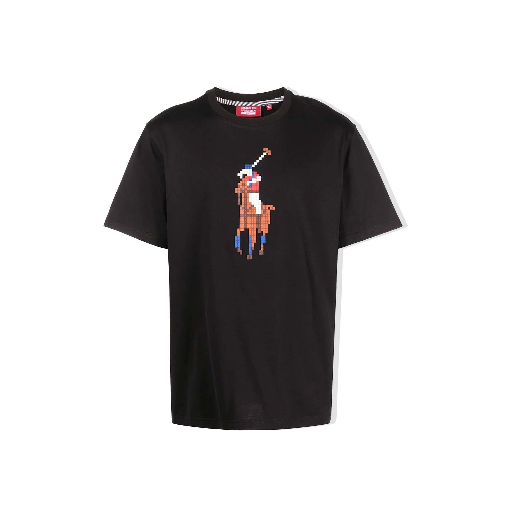 Buy 8-Bit Polo T-Shirt - Black Online